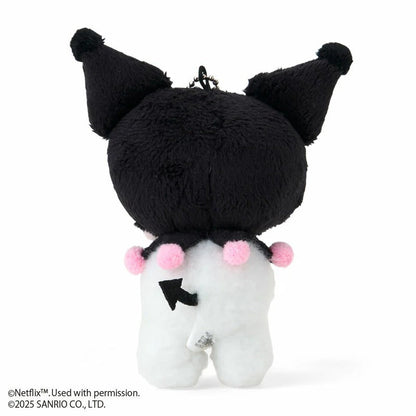 Kuromi Lovestruck Plush Mascot Keychain (My Melody & Kuromi Netflix Series)