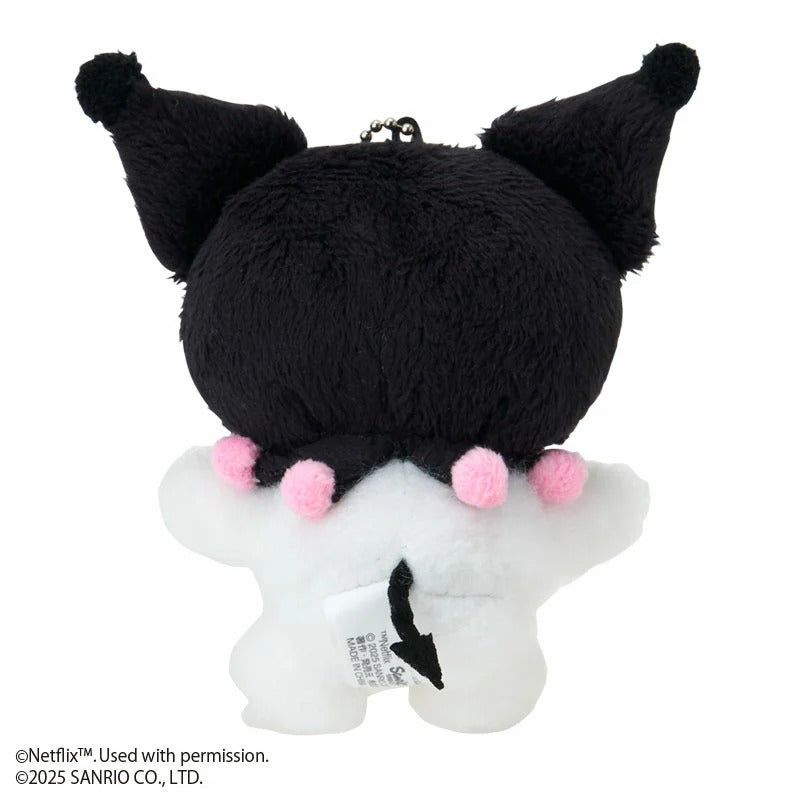 Kuromi Crying Plush Mascot Keychain (My Melody & Kuromi Netflix Series)