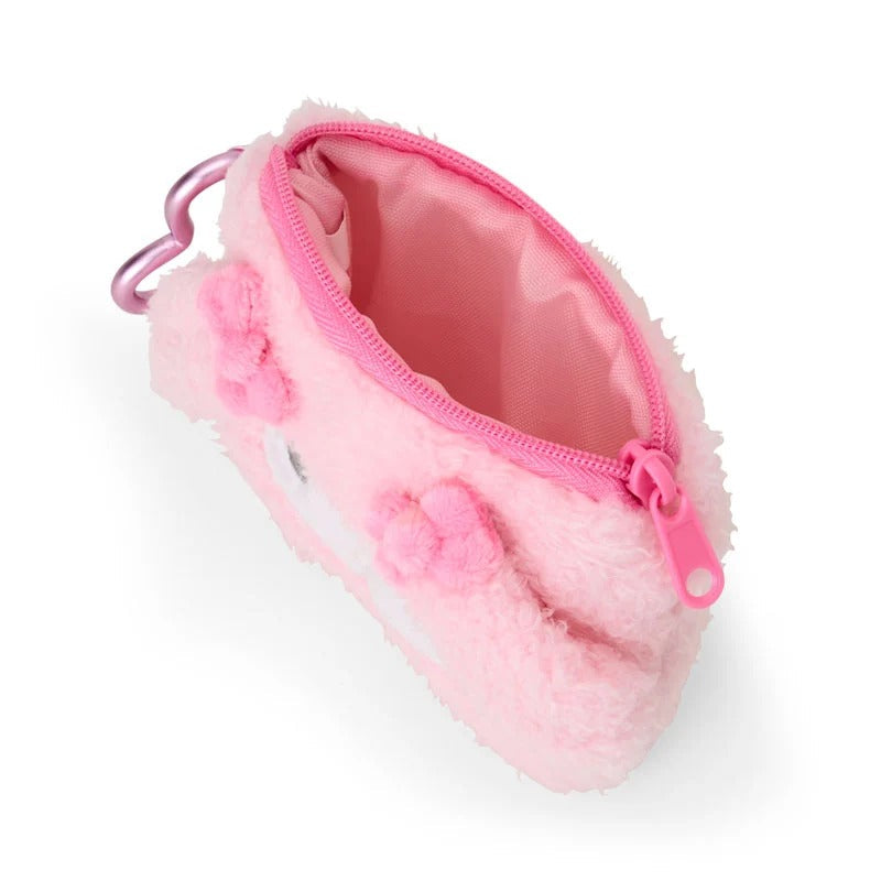 My Melody Fuzzy Mini Zipper Pouch