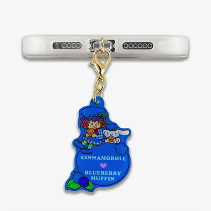 Hello Kitty and Friends x Sonix Strawberry Shortcake Charging Port 3-Pc Charms Set (Apple, Blueberry, Orange)