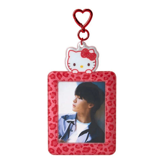Hello Kitty Red Leopard ID Badge Holder (Enjoy Idol Series)