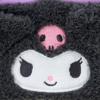 Kuromi Fuzzy Mini Zipper Pouch