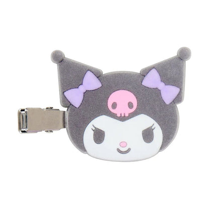 Kuromi Besties Flocked Mini Hair Clip Set