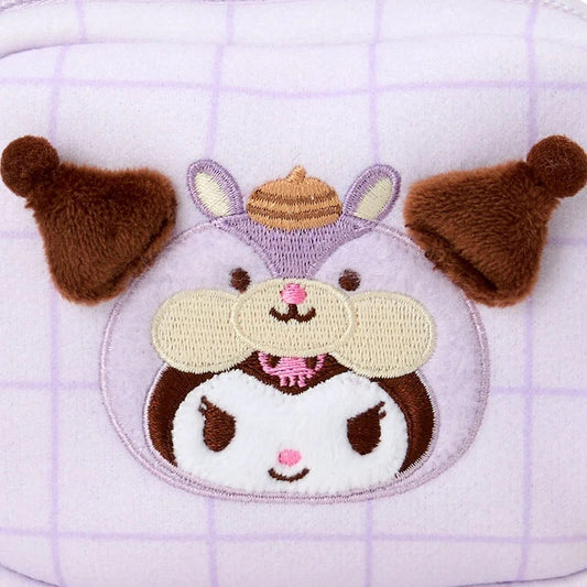 Kuromi Mini Zipper Pouch (Fluffy Squirrel Series)