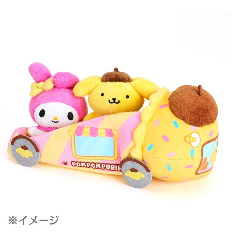 Pompompurin Soft Food Truck Playset (Hello Kitty and Friends Supercute Adventures Series)