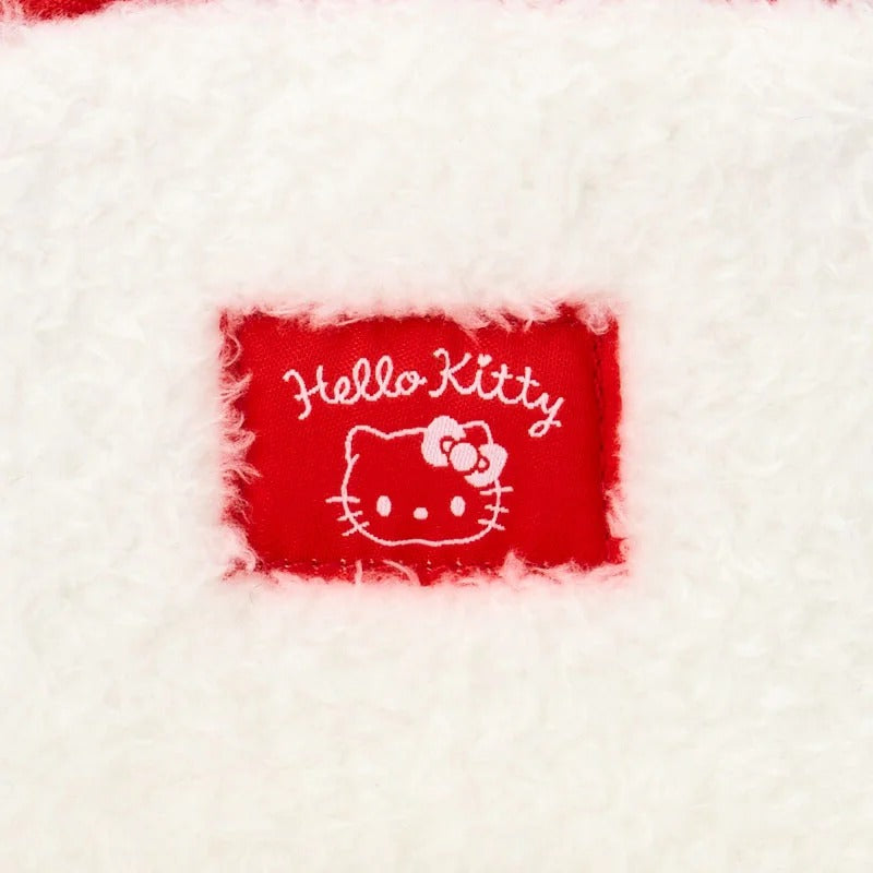 Hello Kitty Fuzzy Mini Zipper Pouch