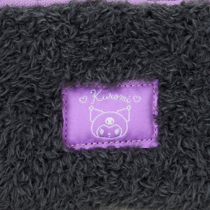 Kuromi Fuzzy Mini Zipper Pouch