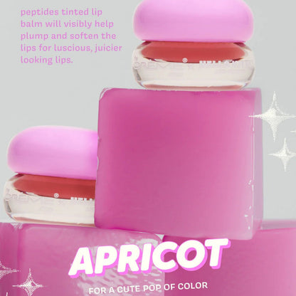 Kuromi x The Crème Shop Gloss Jelly Tinted Peptide Lip Glaze (Apricot)