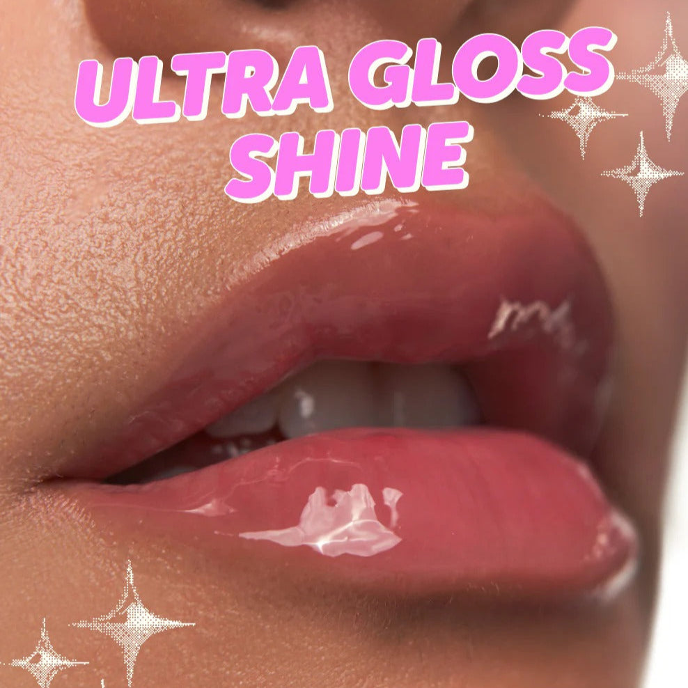 Kuromi x The Crème Shop Gloss Jelly Tinted Peptide Lip Glaze (Apricot)