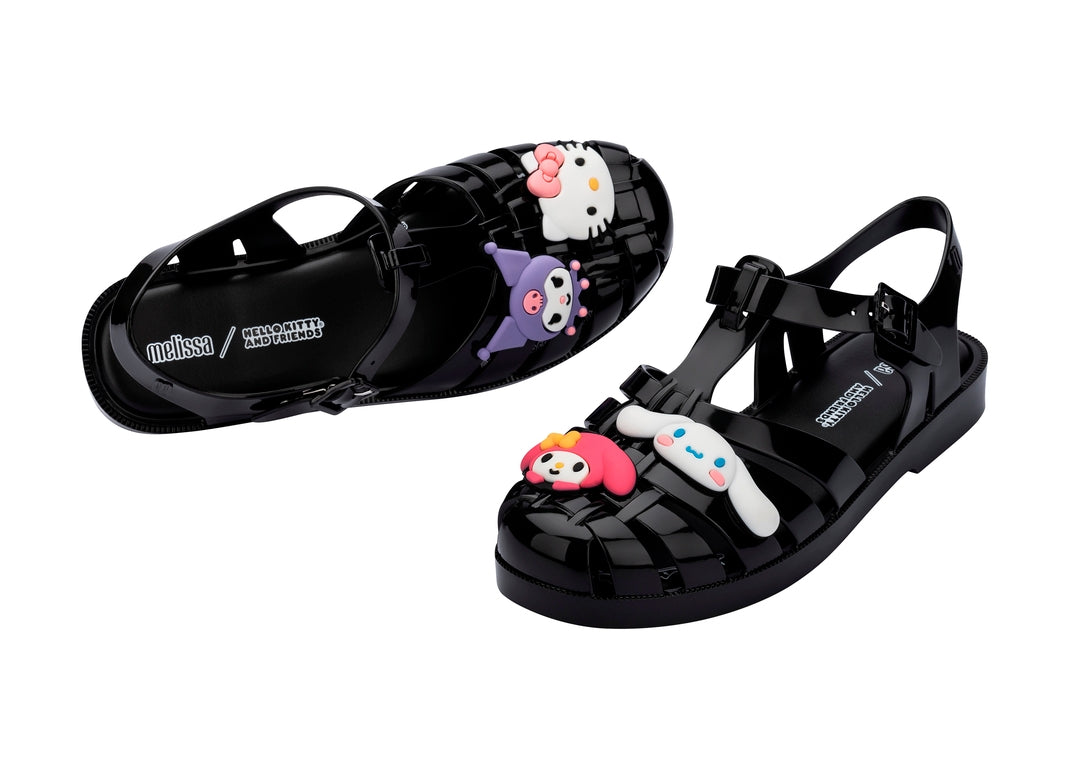 Hello Kitty and Friends x Melissa Possession Jelly Sandal (Black)