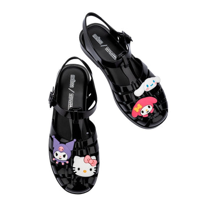 Hello Kitty and Friends x Melissa Possession Jelly Sandal (Black)
