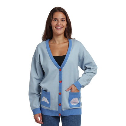 Cinnamoroll Cozy Knit Cardigan (Strawberry Fields)