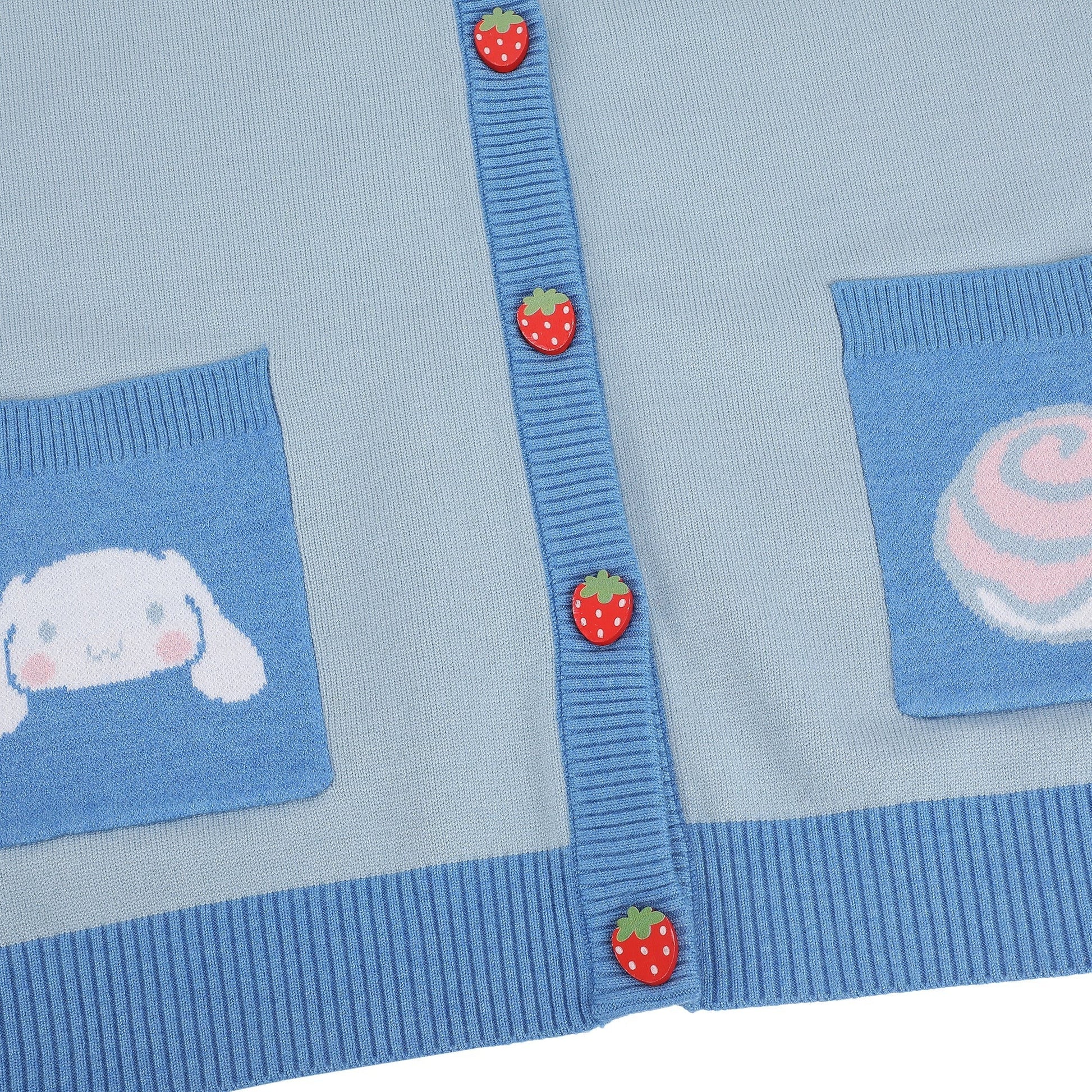 Cinnamoroll Cozy Knit Cardigan (Strawberry Fields)