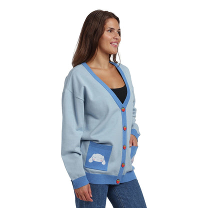 Cinnamoroll Cozy Knit Cardigan (Strawberry Fields)