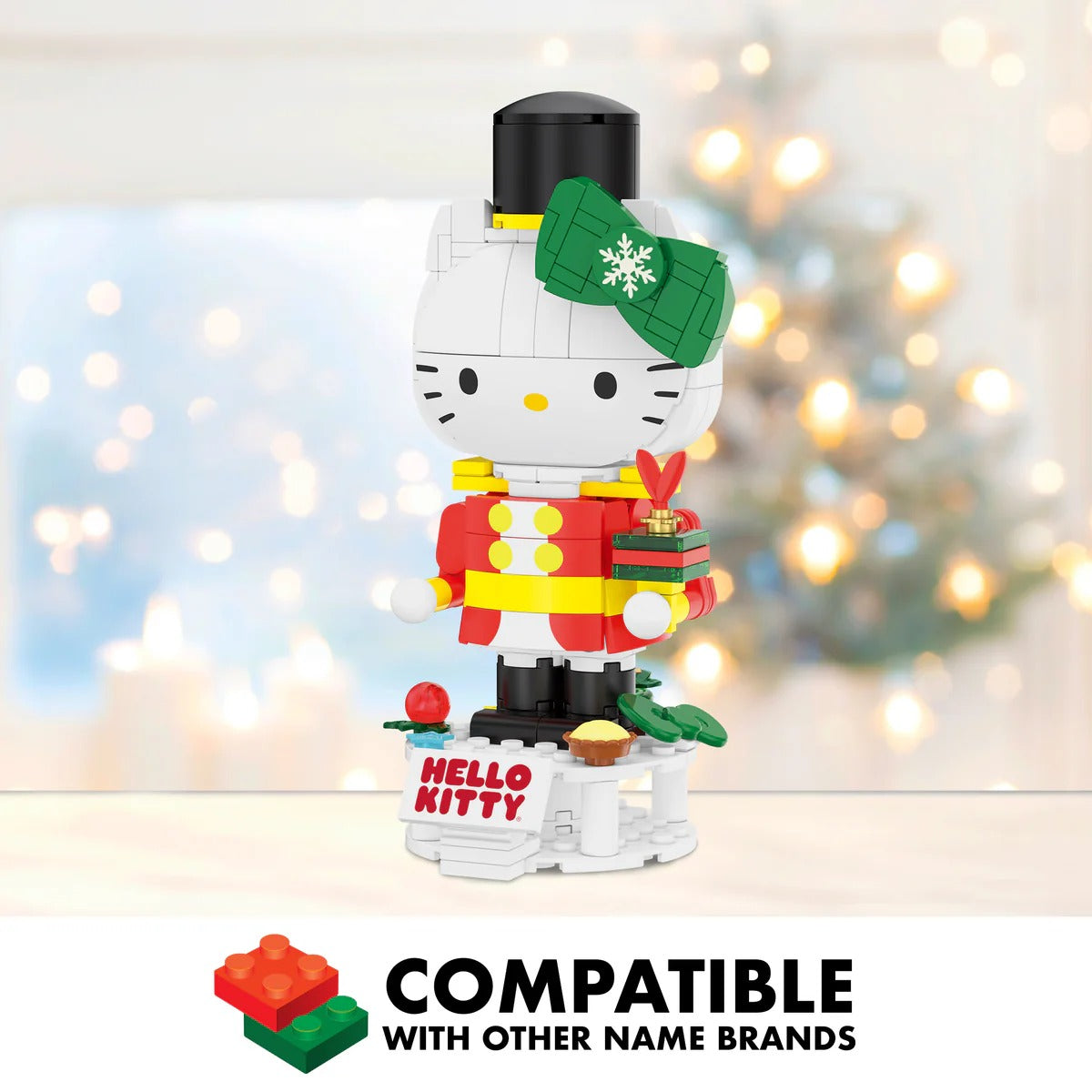 Hello Kitty Holiday  Nutcracker Decoration Building Set
