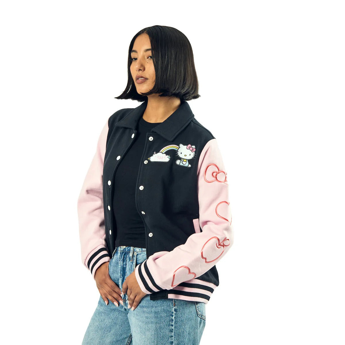 Hello Kitty Rainbow Varsity Jacket