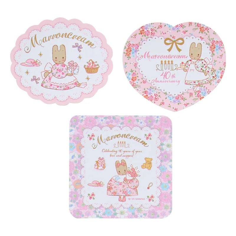 Marron Cream 16-pc Sticker Set (Fashion Show 40th Anniversary Series)