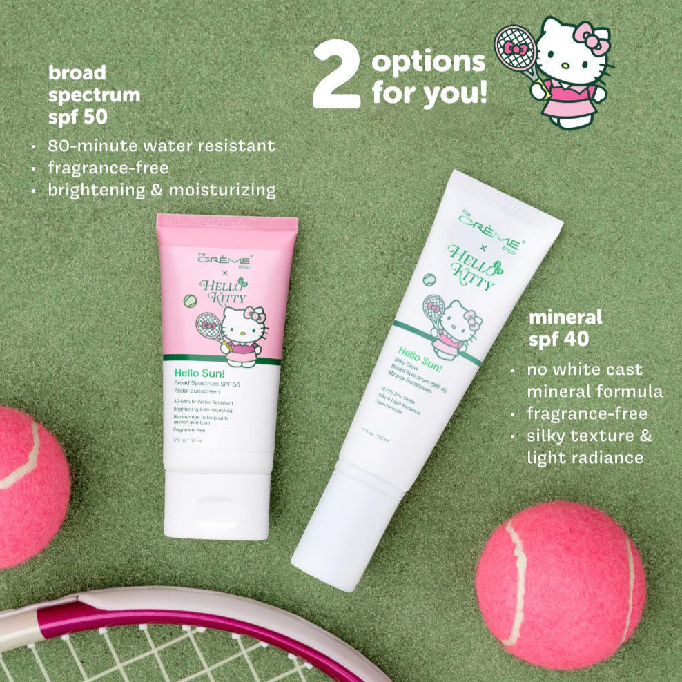 Hello Kitty x The Crème Shop Hello Sun! Silky Glow Mineral Sunscreen (SPF 40)