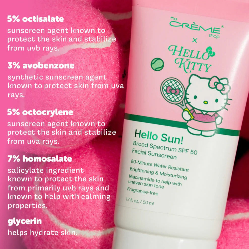 Hello Kitty x The Crème Shop Hello Sun! Broad Spectrum (SPF 50)