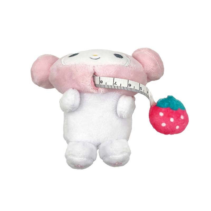 My Melody Plush Measuring Tape Keychain