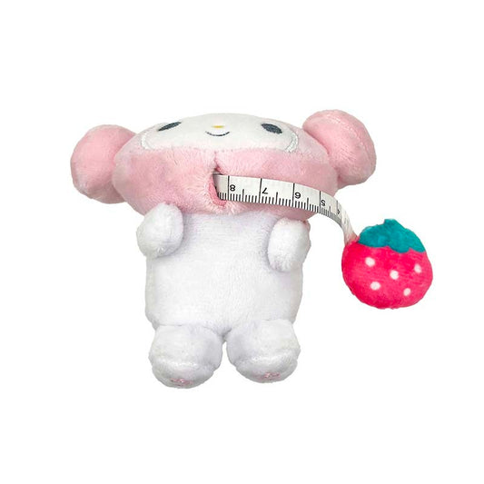 My Melody Plush Measuring Tape Keychain