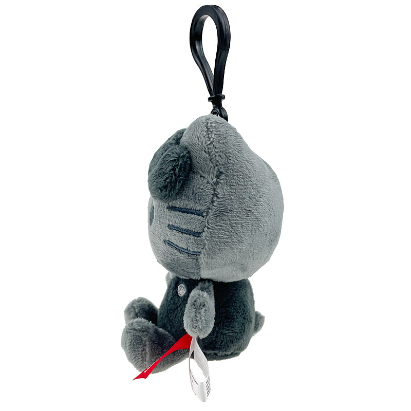 Hello Kitty Plush Mascot Clip (Ash Monochrome Series)