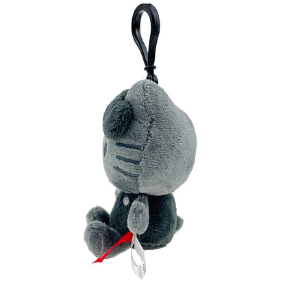 Hello Kitty Plush Mascot Clip (Ash Monochrome Series)
