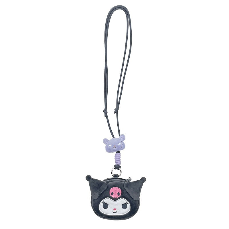 Kuromi 2-Way Bestie Lanyard Pouch