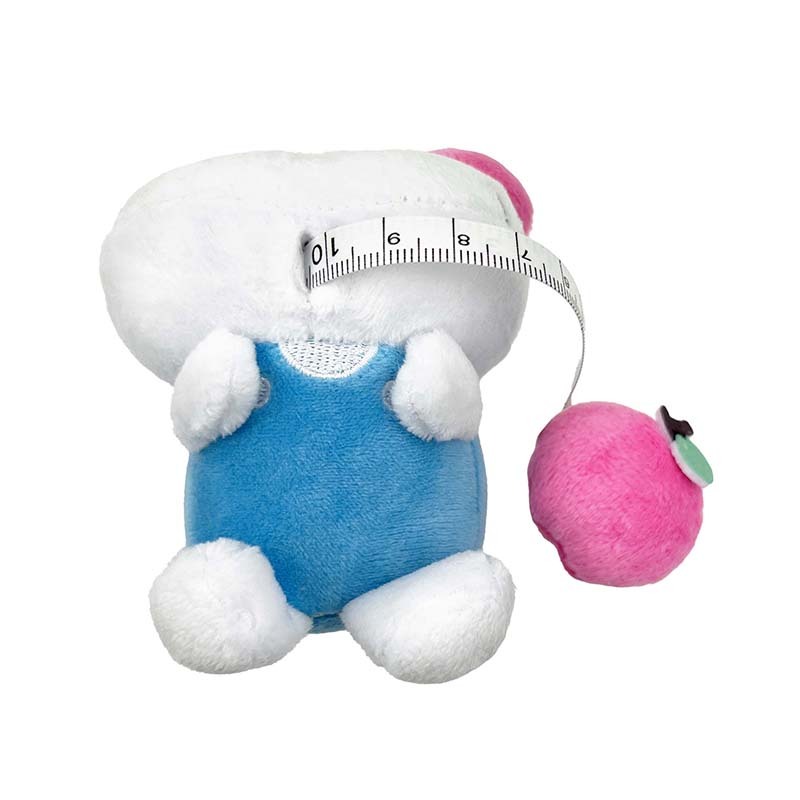 Hello Kitty Plush Measuring Tape Keychain