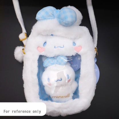 Cinnamoroll Plush Crossbody Bag (Fluffy Heart Series)