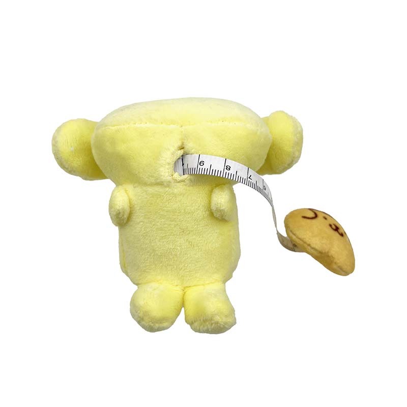 Pompompurin Plush Measuring Tape Keychain