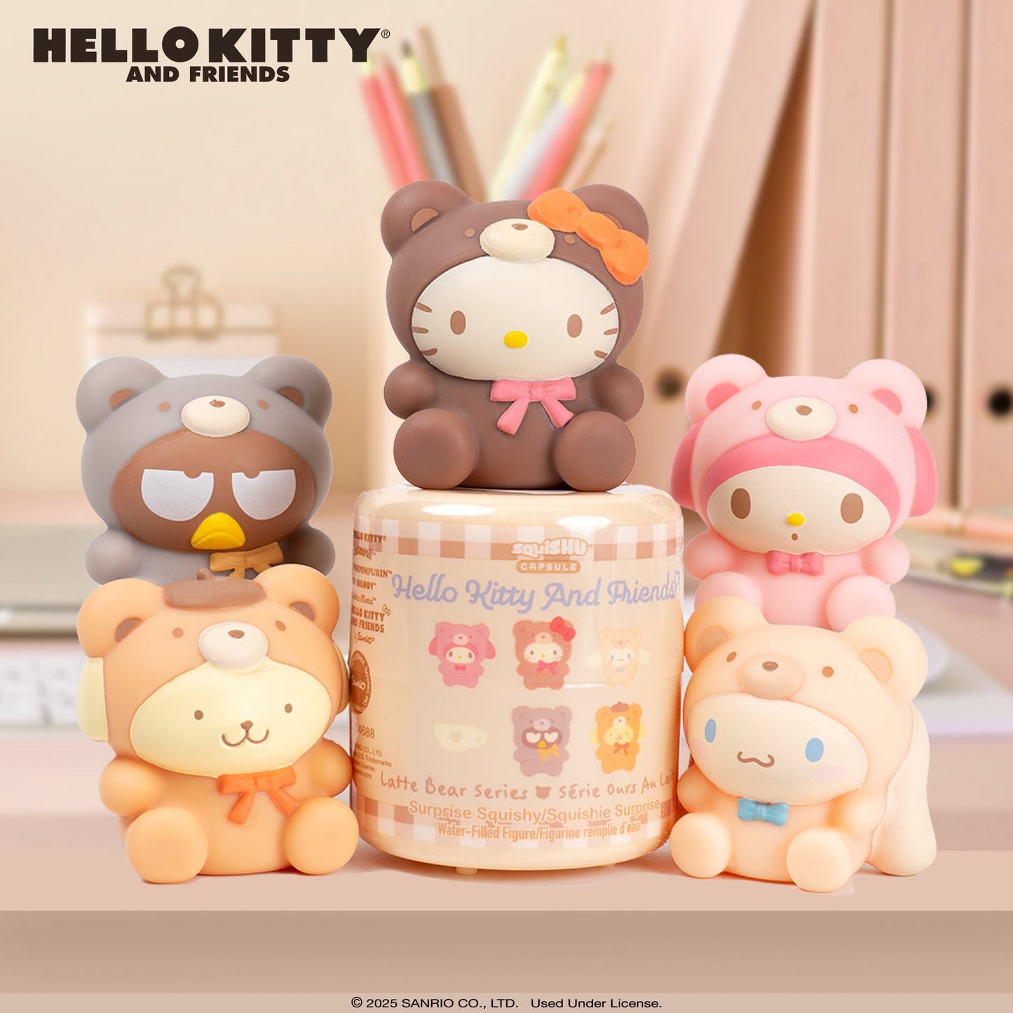 Hello Kitty and Friends Latte Bear Capsule Squishies (Series 7)