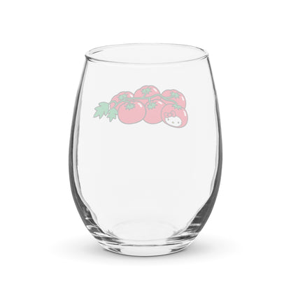 Hello Kitty Tomato Glass Tumbler