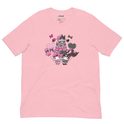 My Melody 50th Anniversary and Kuromi 20th Anniversary Tee (Cake)