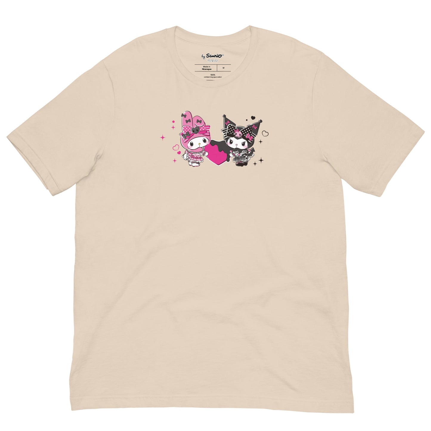 My Melody 50th Anniversary and Kuromi 20th Anniversary Tee (Hearts)