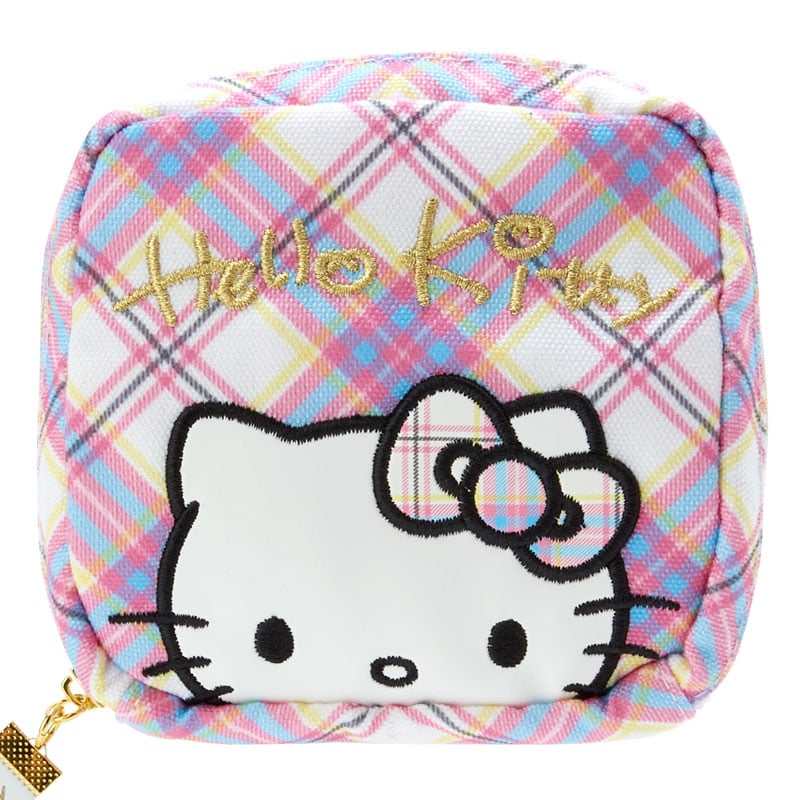 Hello Kitty Mini Zipper Pouch (Hello Kitty Dress Tartan Series)