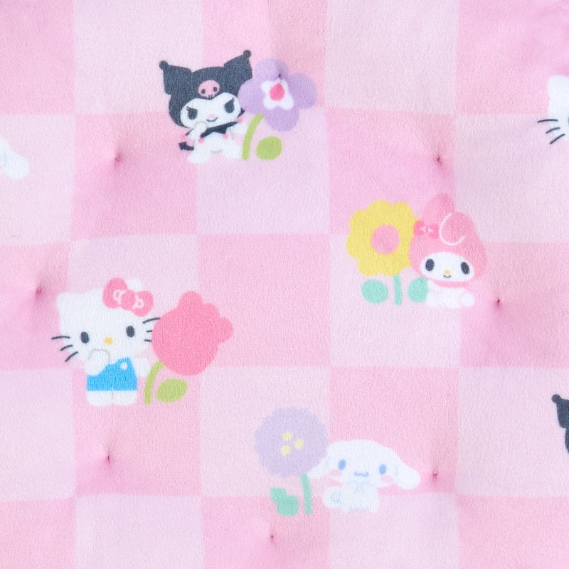 Sanrio Characters Daisy Throw Pillow (Pastel Check Series)