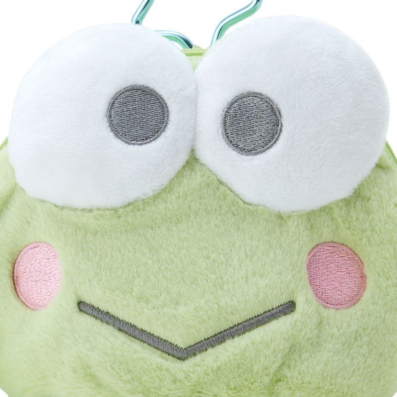 Keroppi Plush Mini Face Pouch
