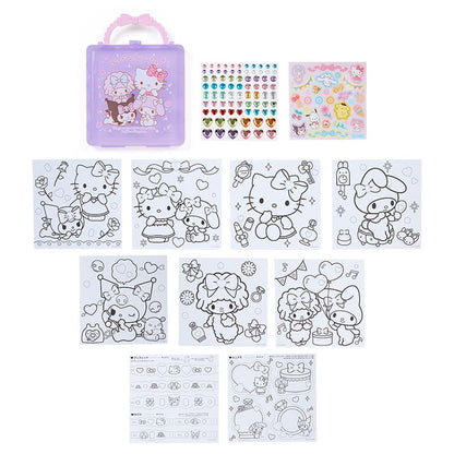 Sanrio Characters Mini Coloring & Sticker Set