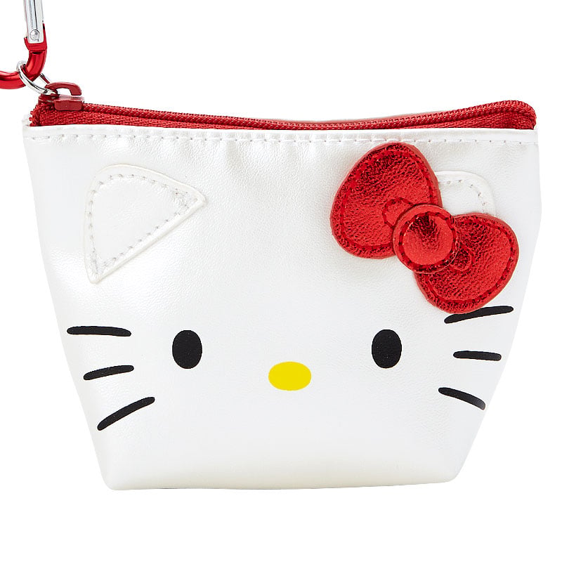 Hello Kitty Mini Metallic Zipper Pouch