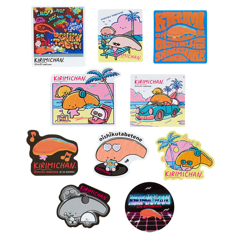 Kirimichan 10-Pc Sticker Pack (Summer Festival Forever Series)