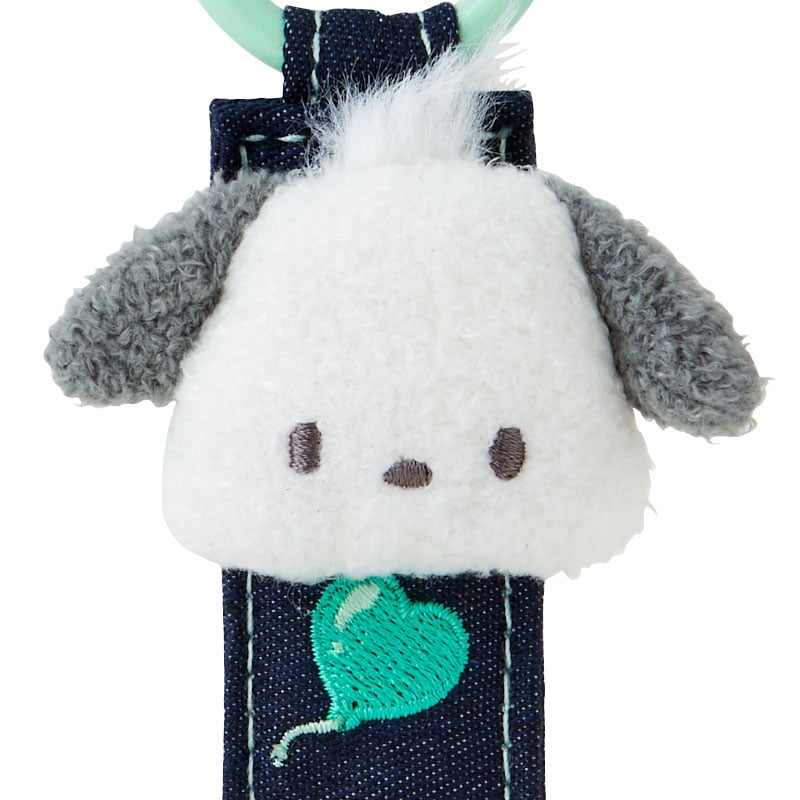 Pochacco Logo Keychain (Denim Patch Series)