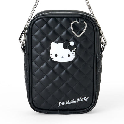 Hello Kitty Black Quilted Mini Crossbody (I Love Hello Kitty Series)