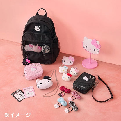 Hello Kitty Black Quilted Mini Crossbody (I Love Hello Kitty Series)