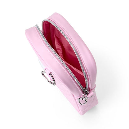 Hello Kitty Pink Quilted Mini Crossbody (I Love Hello Kitty Series)