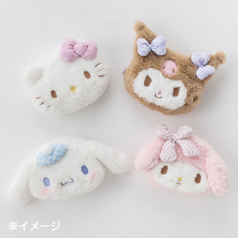 Cinnamoroll Plush Mini Face Pouch (Retro Pastel Series)
