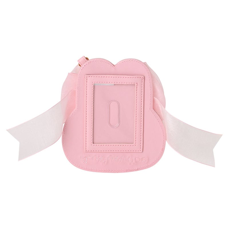 My Melody Card Case with Key Reel (50th Anniv. Ribbon Series)