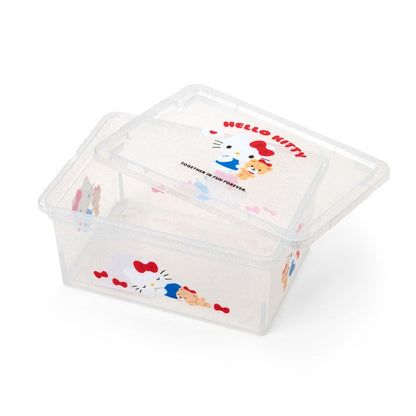 Hello Kitty Clear Glitter Storage Bin (S)