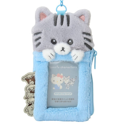 Sanrio Characters Shorthair Plush ID Card Holder (Always Together Pet Series)
