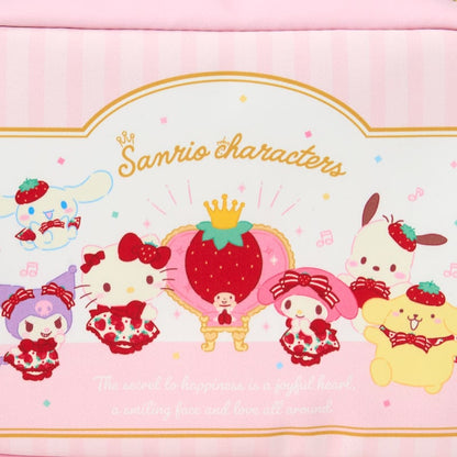 Sanrio Characters Mini Zipper Pouch (Strawberry News 50th Anniv. Series)